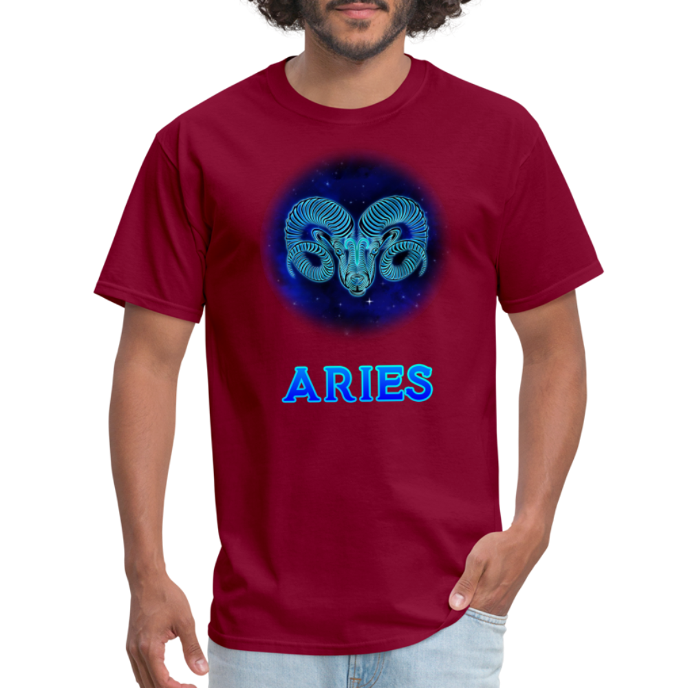 Men's Stellar Aries Classic T-Shirt - burgundy