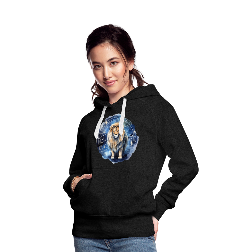 Women’s Mythical Leo Premium Hoodie - charcoal grey