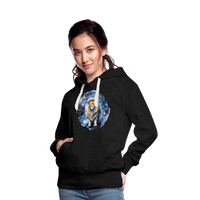 Thumbnail for Women’s Mythical Leo Premium Hoodie - charcoal grey