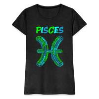 Thumbnail for Women's Power Words Pisces Premium T-Shirt - charcoal grey