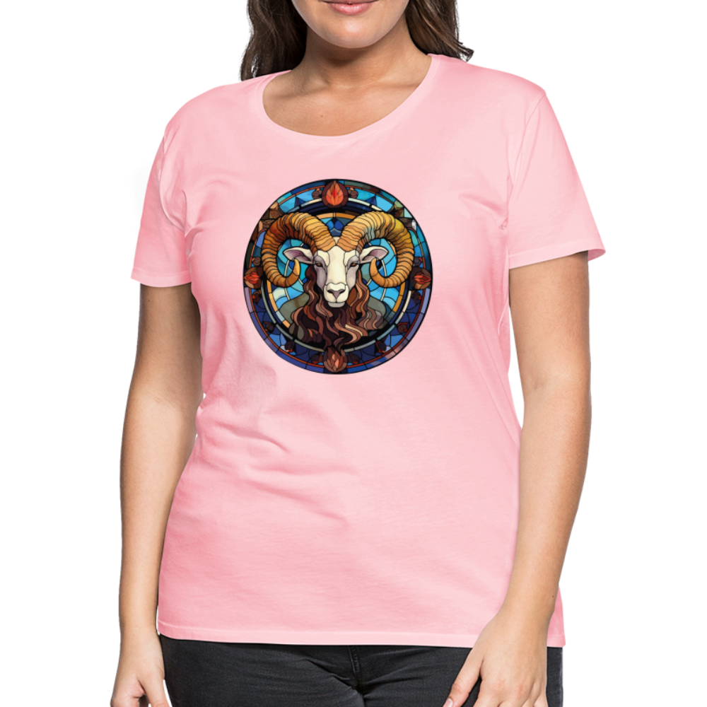 Women’s Mosaic Aries Premium T-Shirt - pink