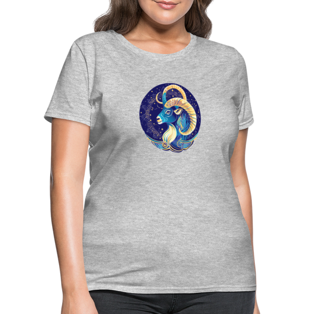 Women's Mythical Capricorn T-Shirt - heather gray