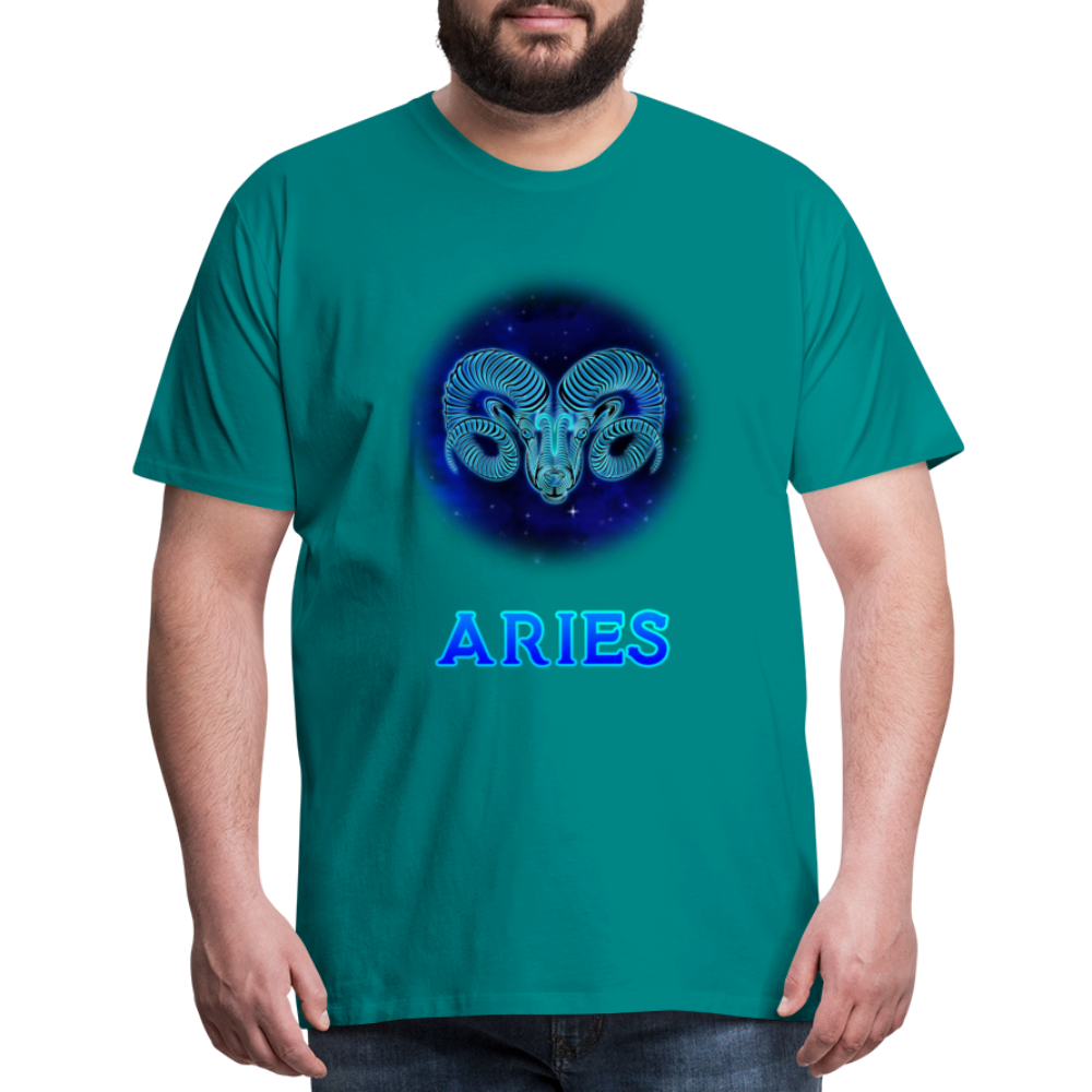 Men's Aries Premium T-Shirt - teal