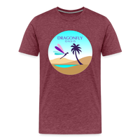 Thumbnail for Men's Dragonfly Oasis v.2 Premium T-Shirt - heather burgundy