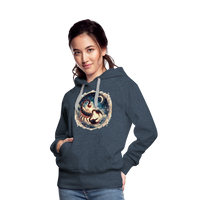 Thumbnail for Women’s Mythical Scorpio Premium Hoodie - heather denim