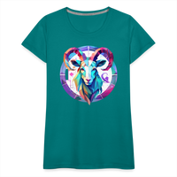 Thumbnail for Women’s Mythical Aries Premium T-Shirt - teal