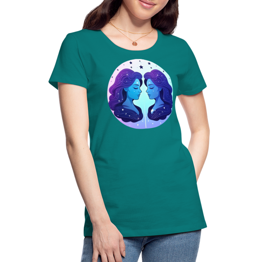 Women’s Magic Gemini Premium T-Shirt - teal