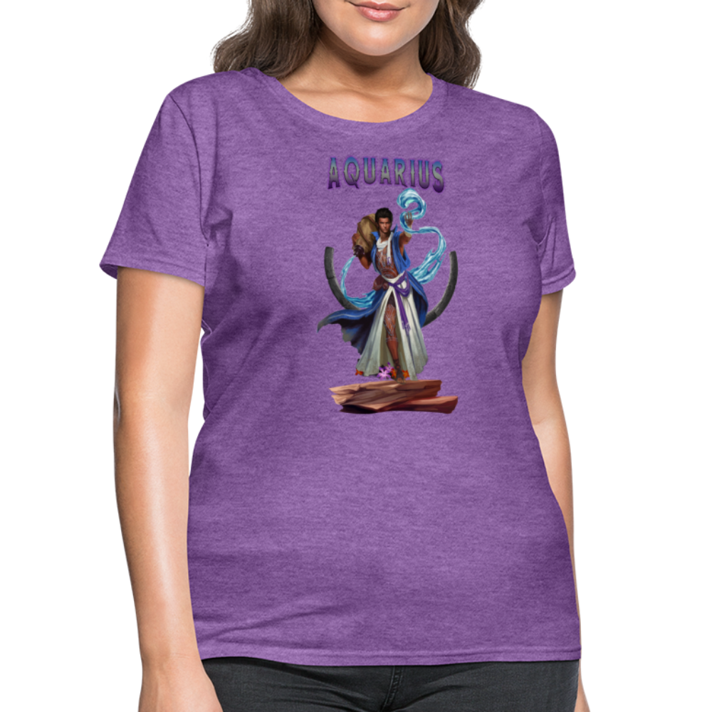 Women's Astral Aquarius T-Shirt - purple heather