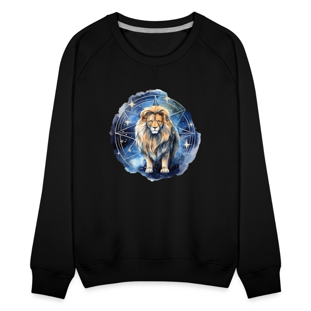 Women’s Mythical Leo Premium Sweatshirt - black