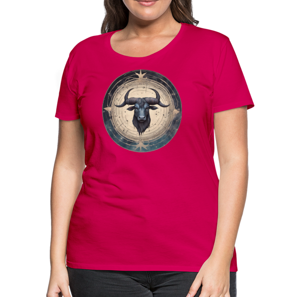 Women’s Mythical Taurus Premium T-Shirt - dark pink