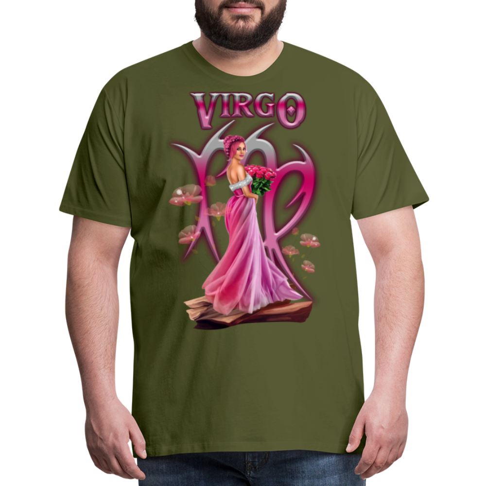 Men's Astral Virgo Premium T-Shirt - olive green