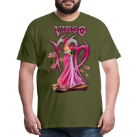 Thumbnail for Men's Astral Virgo Premium T-Shirt - olive green