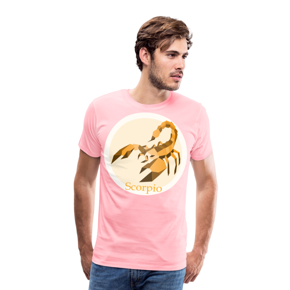 Men's Mosaic Scorpio Premium T-Shirt - pink