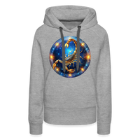 Thumbnail for Women’s Mystic Scorpio Premium Hoodie - heather grey