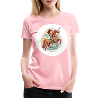 Thumbnail for Women’s Symbol Sagittarius Premium T-Shirt - pink