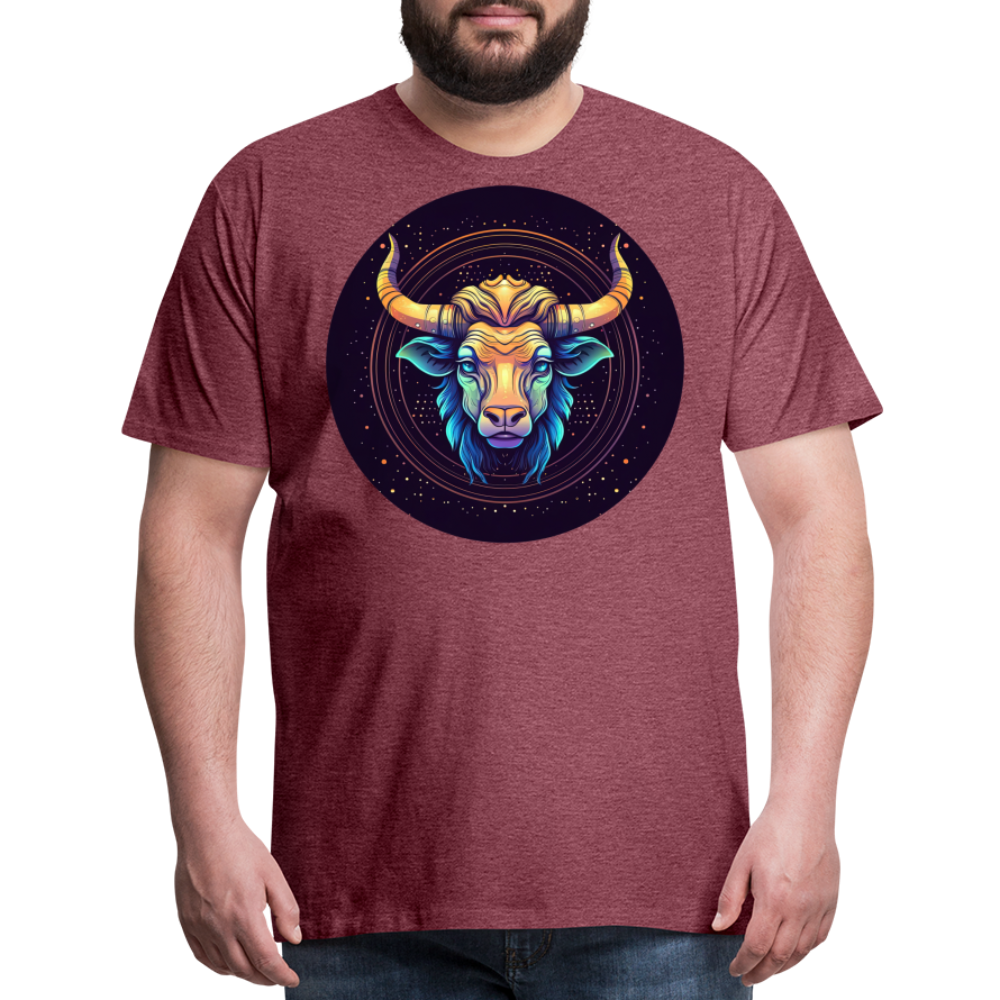 Men's Magic Taurus Premium T-Shirt - heather burgundy