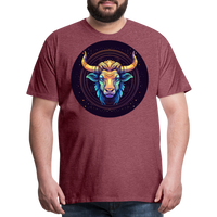 Thumbnail for Men's Magic Taurus Premium T-Shirt - heather burgundy