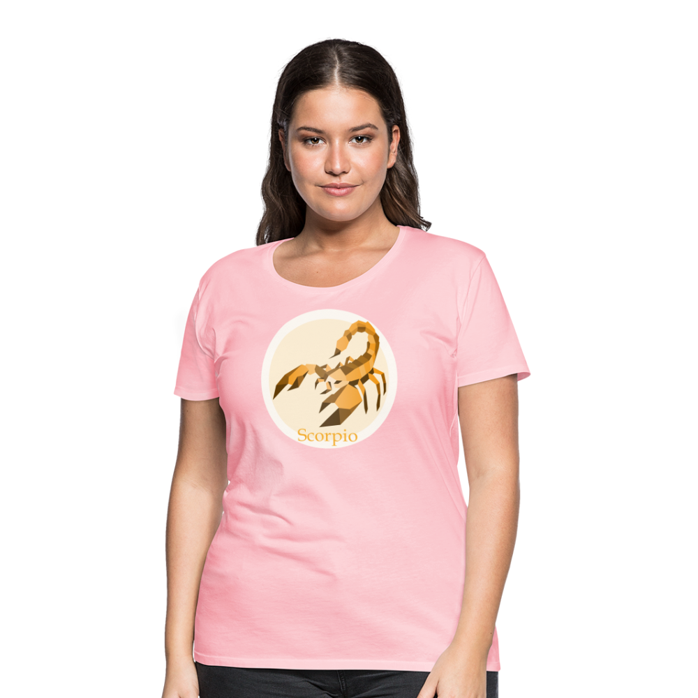 Women’s Mosaic Scorpio Premium T-Shirt - pink