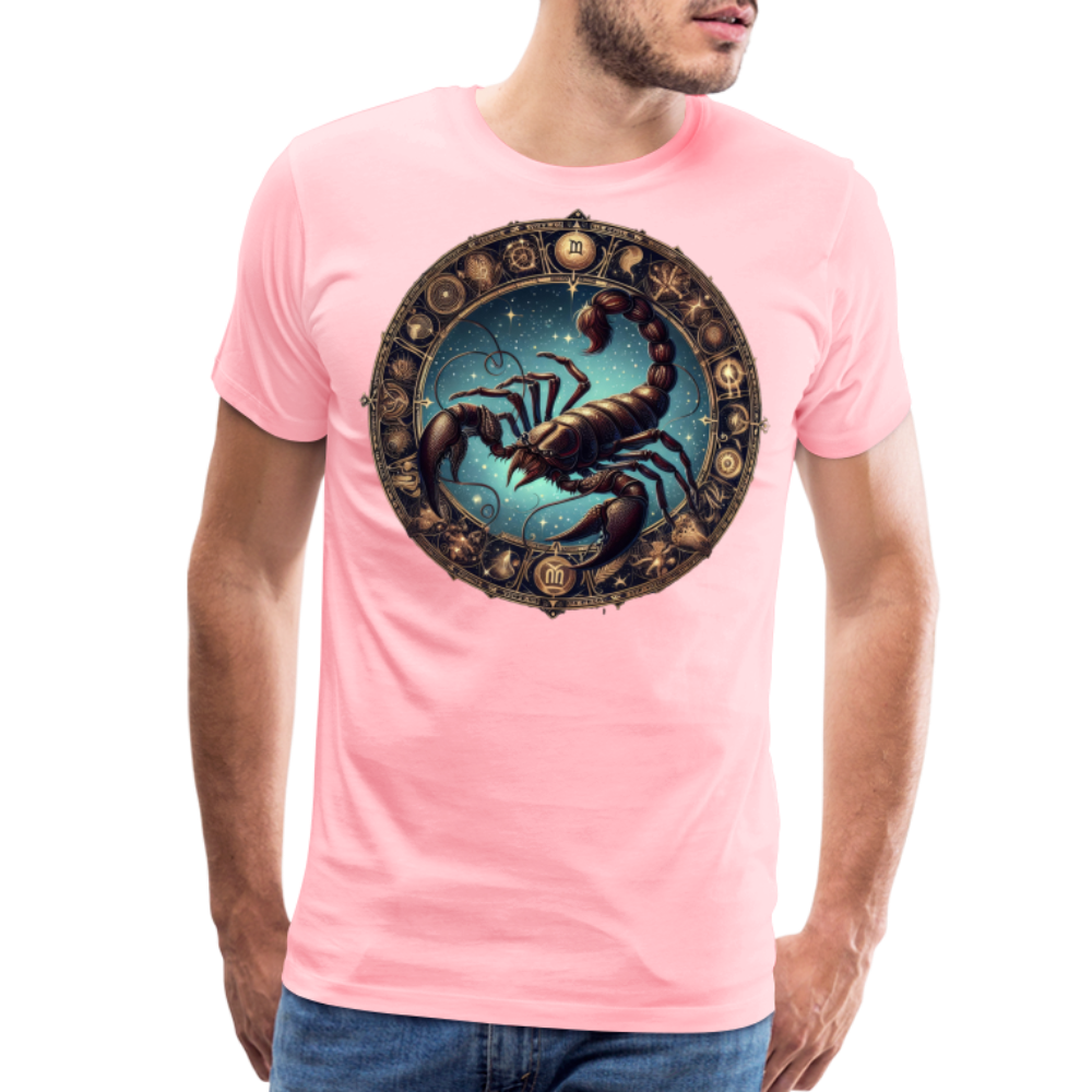 Men's Mythical Scorpio Premium T-Shirt - pink