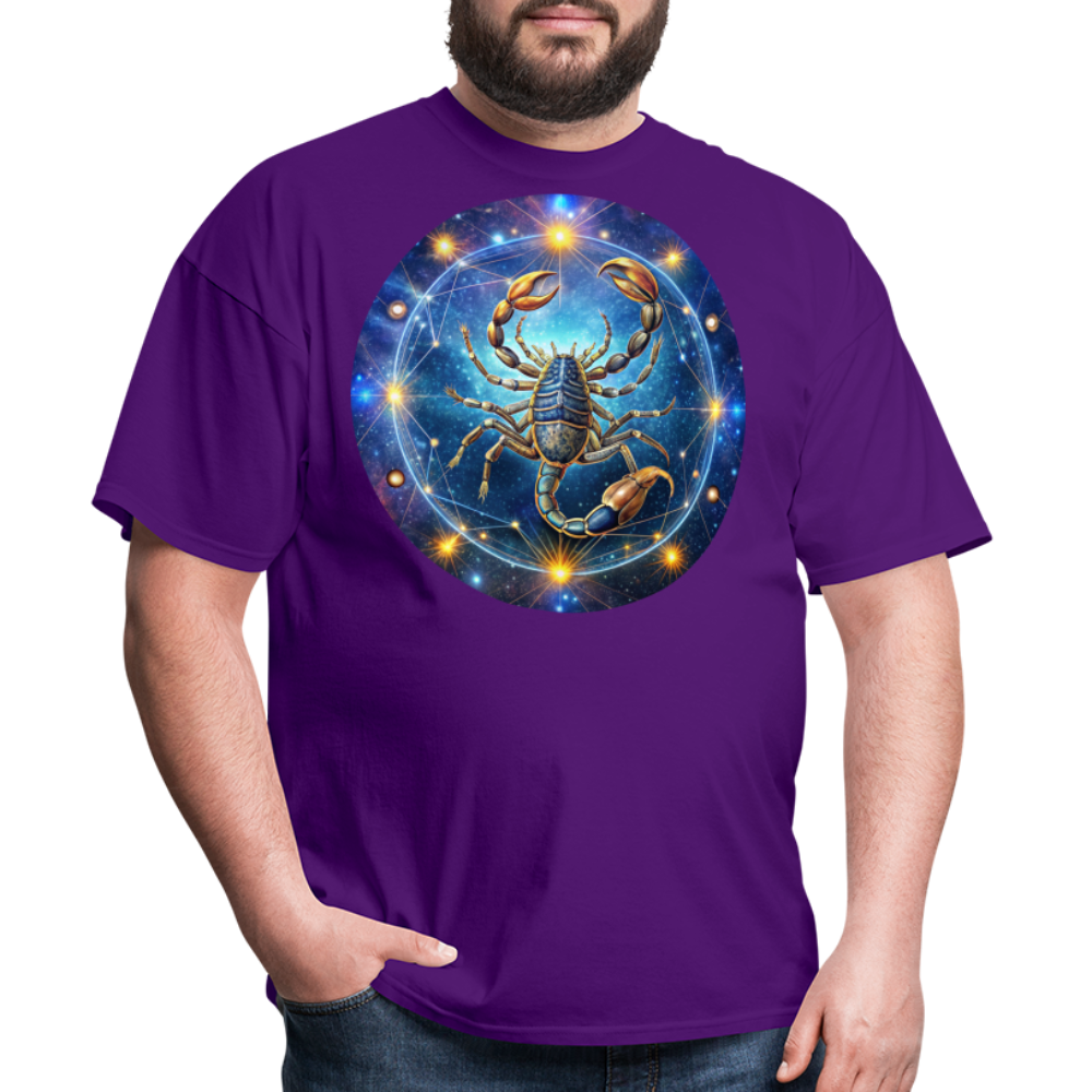 Men's Symbol Scorpio Classic T-Shirt - purple