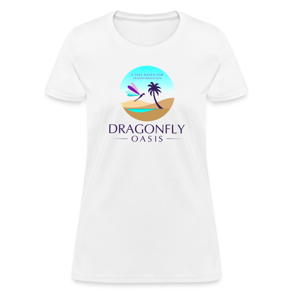 Women's Dragonfly Oasis V.1 Capricorn T-Shirt - white