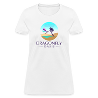 Thumbnail for Women's Dragonfly Oasis V.1 Capricorn T-Shirt - white