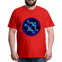 Thumbnail for Men's Sagittarius Premium T-Shirt - red