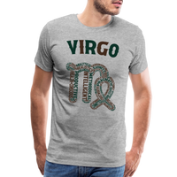 Thumbnail for Men's Power Words Virgo Premium T-Shirt - heather gray