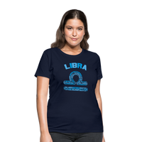 Thumbnail for Women's Power Words Libra T-Shirt - navy