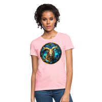 Thumbnail for Women's Mosaic Capricorn T-Shirt - pink