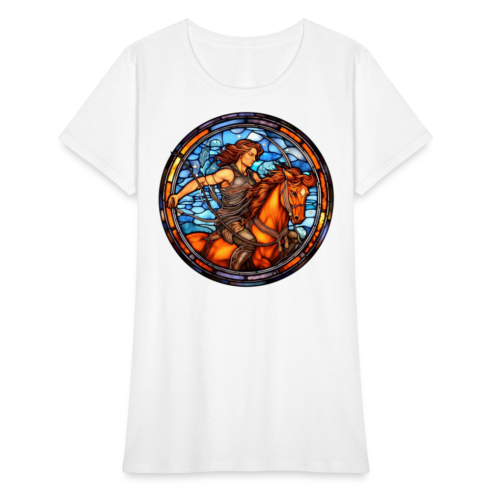 Women's Mosaic Sagittarius T-Shirt - white