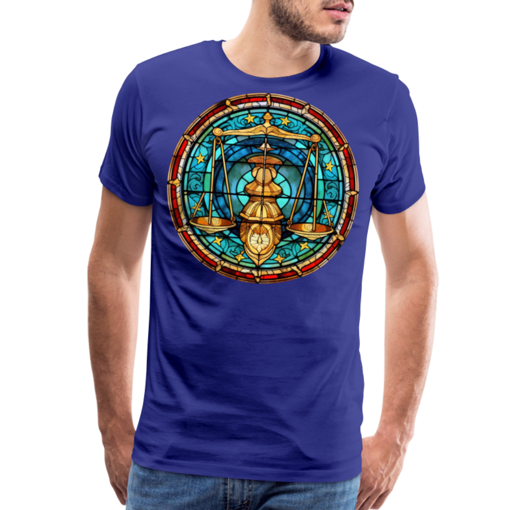 Men's Mosaic Libra Premium T-Shirt - royal blue