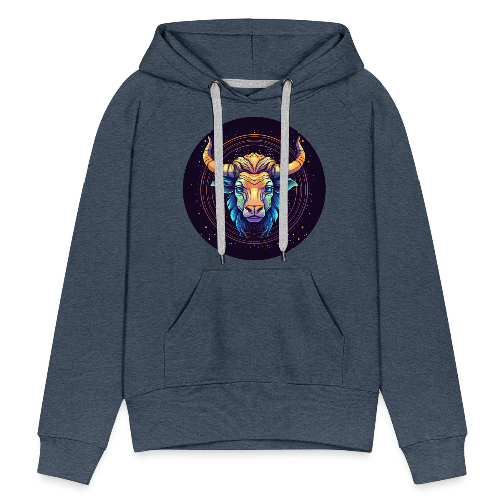 Women’s Magic Taurus Premium Hoodie - heather denim