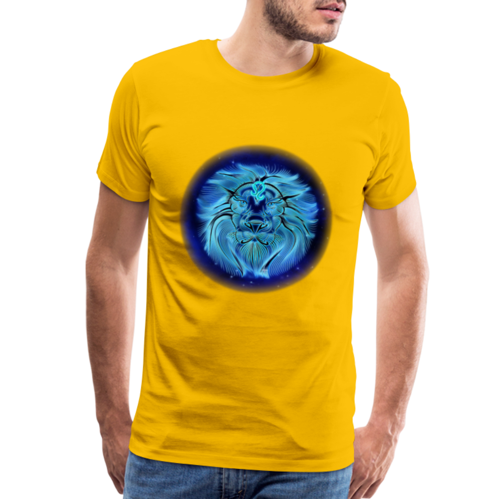 Men's Leo Premium T-Shirt - sun yellow