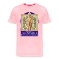 Thumbnail for Men's Mythical Virgo Premium T-Shirt - pink