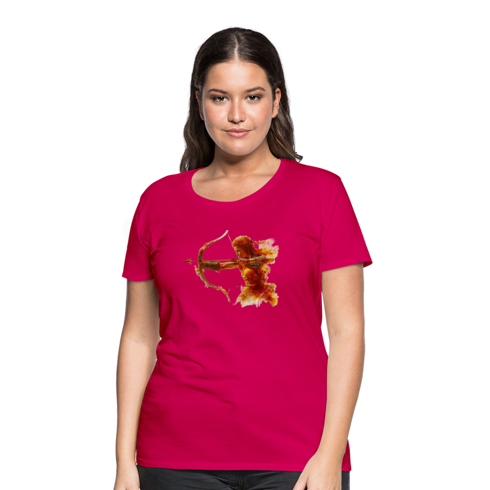 Women’s Mythical Sagittarius Premium T-Shirt - dark pink