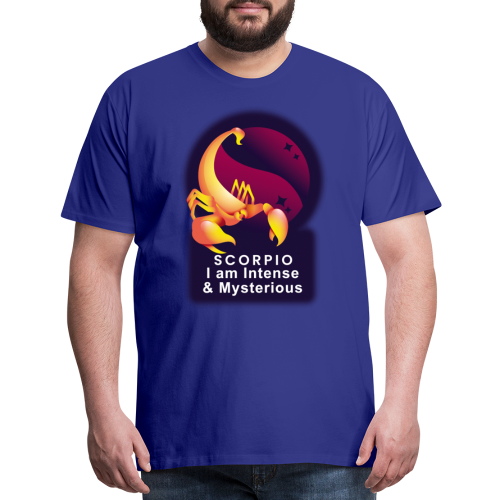 Men's Glow Scorpio Premium T-Shirt - royal blue