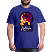 Thumbnail for Men's Glow Scorpio Premium T-Shirt - royal blue