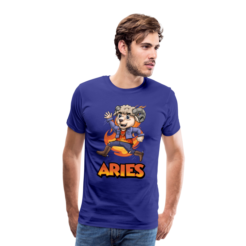 Men's Playful Aries Premium T-Shirt - royal blue