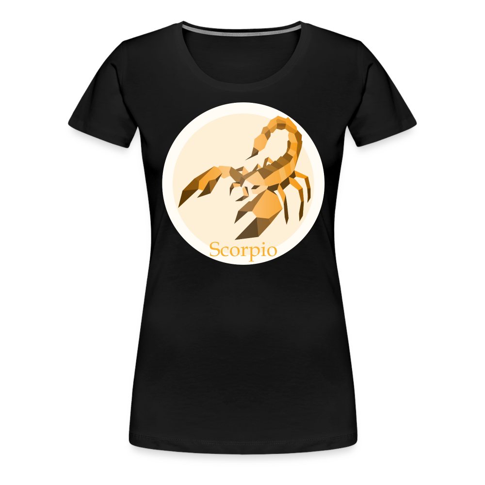 Women’s Mosaic Scorpio Premium T-Shirt - black