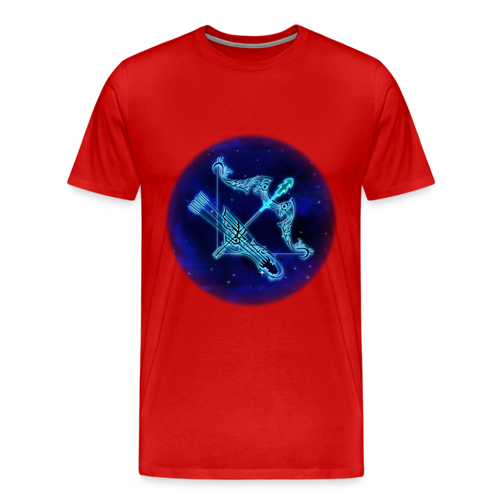 Men's Sagittarius Premium T-Shirt - red