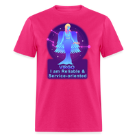 Thumbnail for Men's Neon Virgo Classic T-Shirt - fuchsia