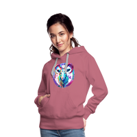 Thumbnail for Women’s Mythical Aries Premium Hoodie - mauve