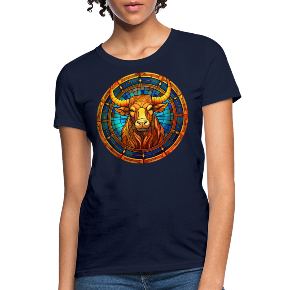 Women's Mosaic Taurus T-Shirt - navy