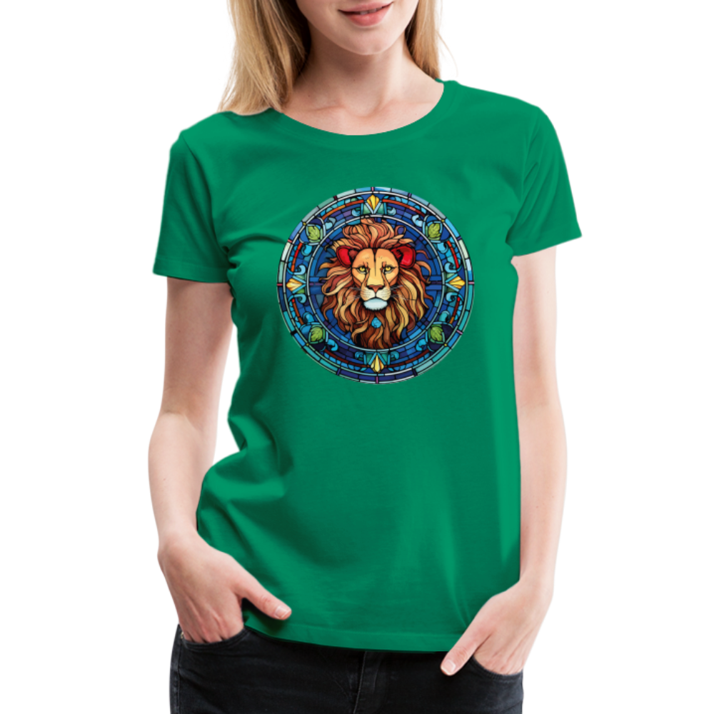 Women's Mosaic Leo Premium T-Shirt - kelly green