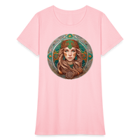 Thumbnail for Women's Mythical Virgo T-Shirt - pink