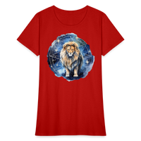 Thumbnail for Women's Mythical Leo T-Shirt - red