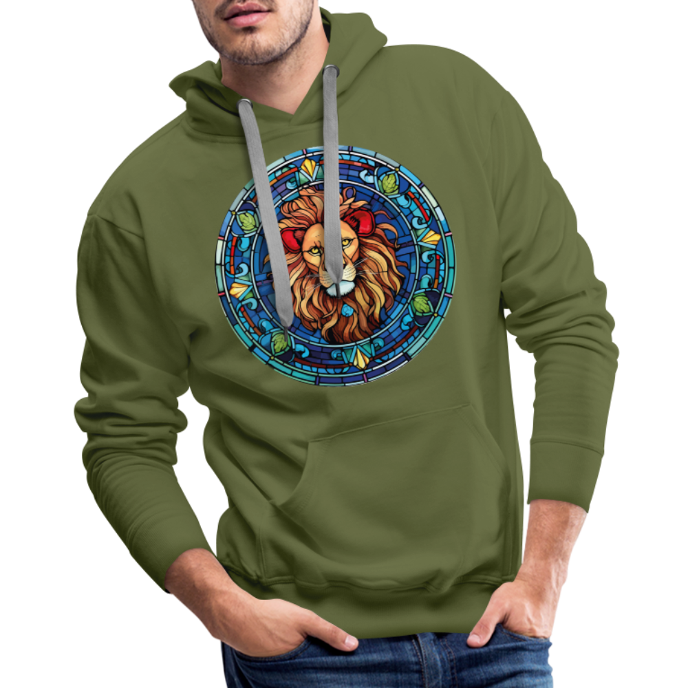 Men’s Mosaic Leo Premium Hoodie - olive green