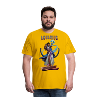 Thumbnail for Men's Astral Aquarius Premium T-Shirt - sun yellow