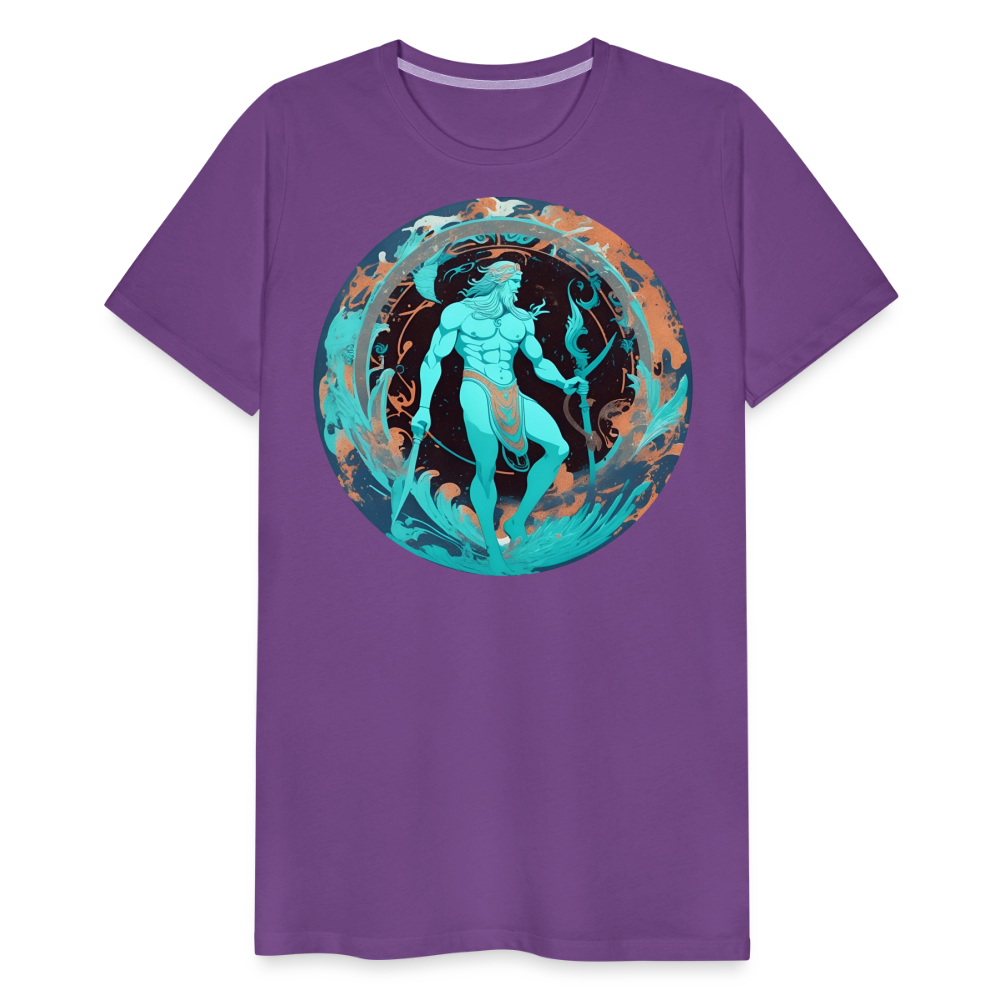 Men's Mythical Aquarius Premium T-Shirt - purple